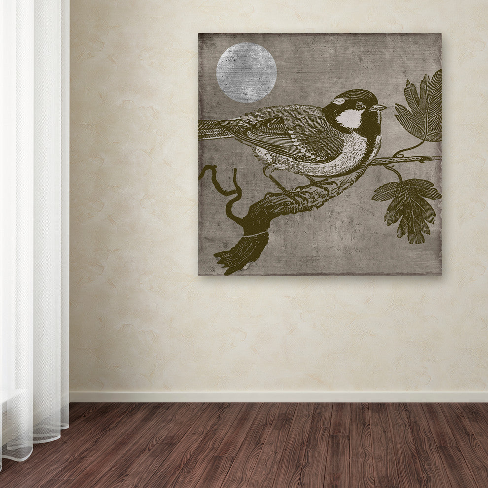 Color Bakery 'Moon Bird' Canvas Art, 24"x24"