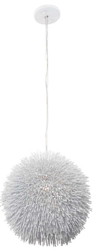 Varaluz Urchin 1-Lt Pendant, White