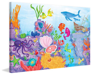"Coral Reef" Painting Print on Canvas by Curtis