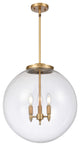 INNOVATIONS 221-3S-BB-G202-18-LED 3-Light Pendant Brushed Brass