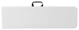 10.25"x71" Bi-Fold Granite White Plastic Bench With Carrying Handle