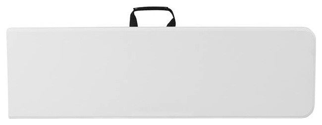10.25"x71" Bi-Fold Granite White Plastic Bench With Carrying Handle