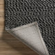 Gorbea GR1 Charcoal 2'6" x 20' Runner Rug