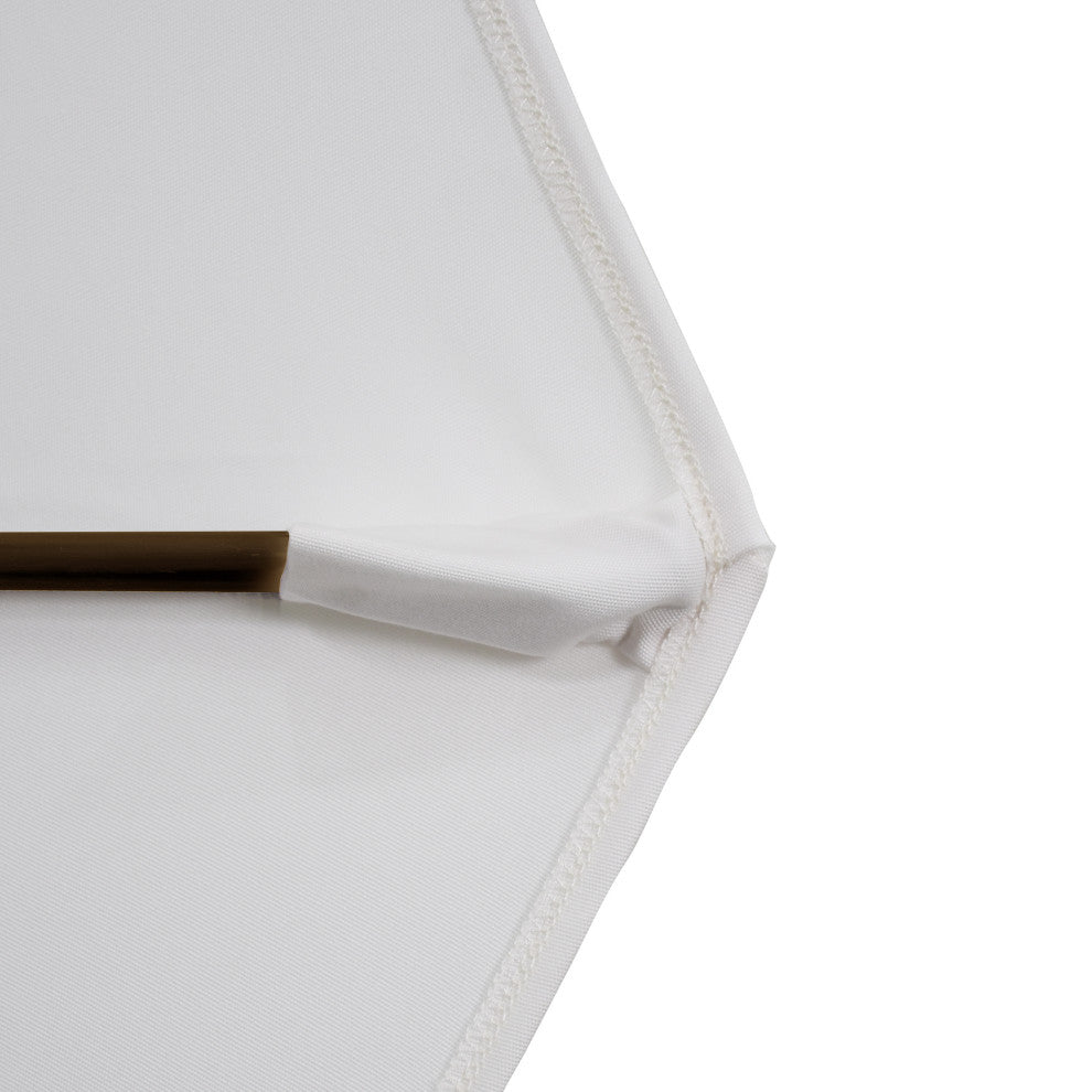 7.5'' Fiberglass Umbrella Bronze, Sunbrella, Granite