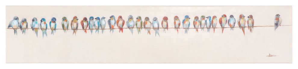 Yosemite Home Decor Birds on a Wire IV Decorative Art