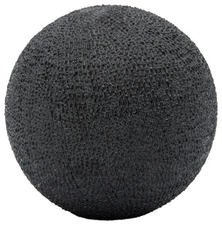 3-Piece Set Beaded Orbs, Black