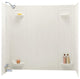 Swan 30x60x57 Veritek Bathtub Wall Kit, Bisque