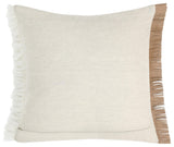 Haris 22" Pieced Design Throw Pillow