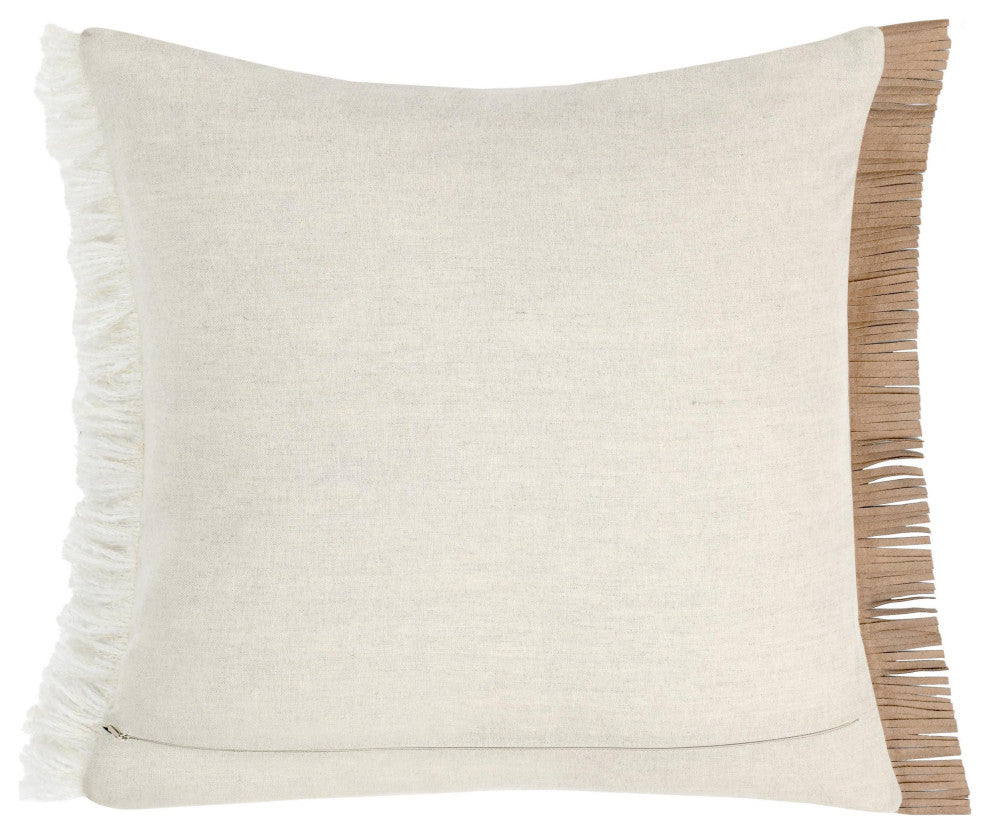 Haris 22" Pieced Design Throw Pillow