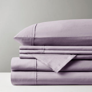 Madison Park 800 Thread Count Cotton-Blend Sateen 6-Piece Sheet Set, Purple