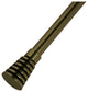 French Cylinder Single Curtain Rod, Brass, 48" W X 84" L