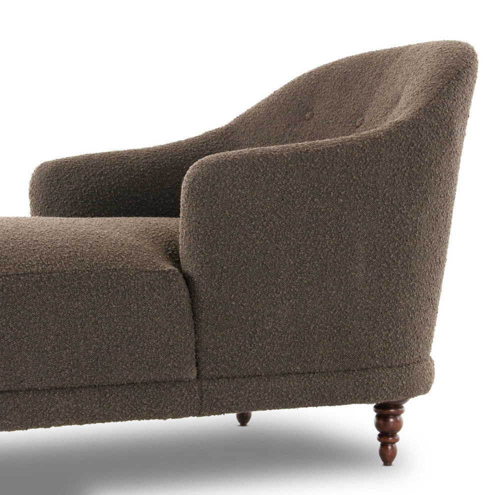 Marnie Chaise Lounge Knoll Mink, Aged Sienna