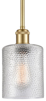 Innovations Lighting 516-1S-8-5 Cobbleskill Pendant Cobbleskill - Clear / Satin