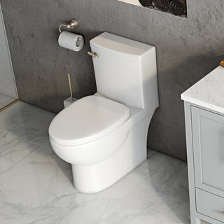 Malibu II 2P Toilet, White, 12" Rough-in