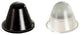 Conical Adhesive Cabinet & Furniture Rubber Spacers-BS37 .720"x.560"-25pcs