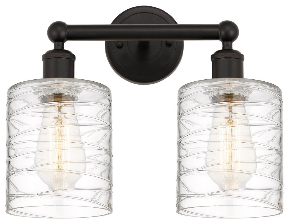 Innovations 616-2W-OB-G1113 2 Light Bath Vanity Light, Oil Rubbed Bronze