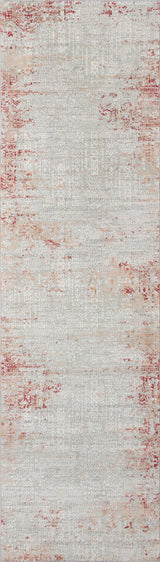 Momeni Genevieve Polyester Area Rug, Red, 2'2" X 7'7" Runner
