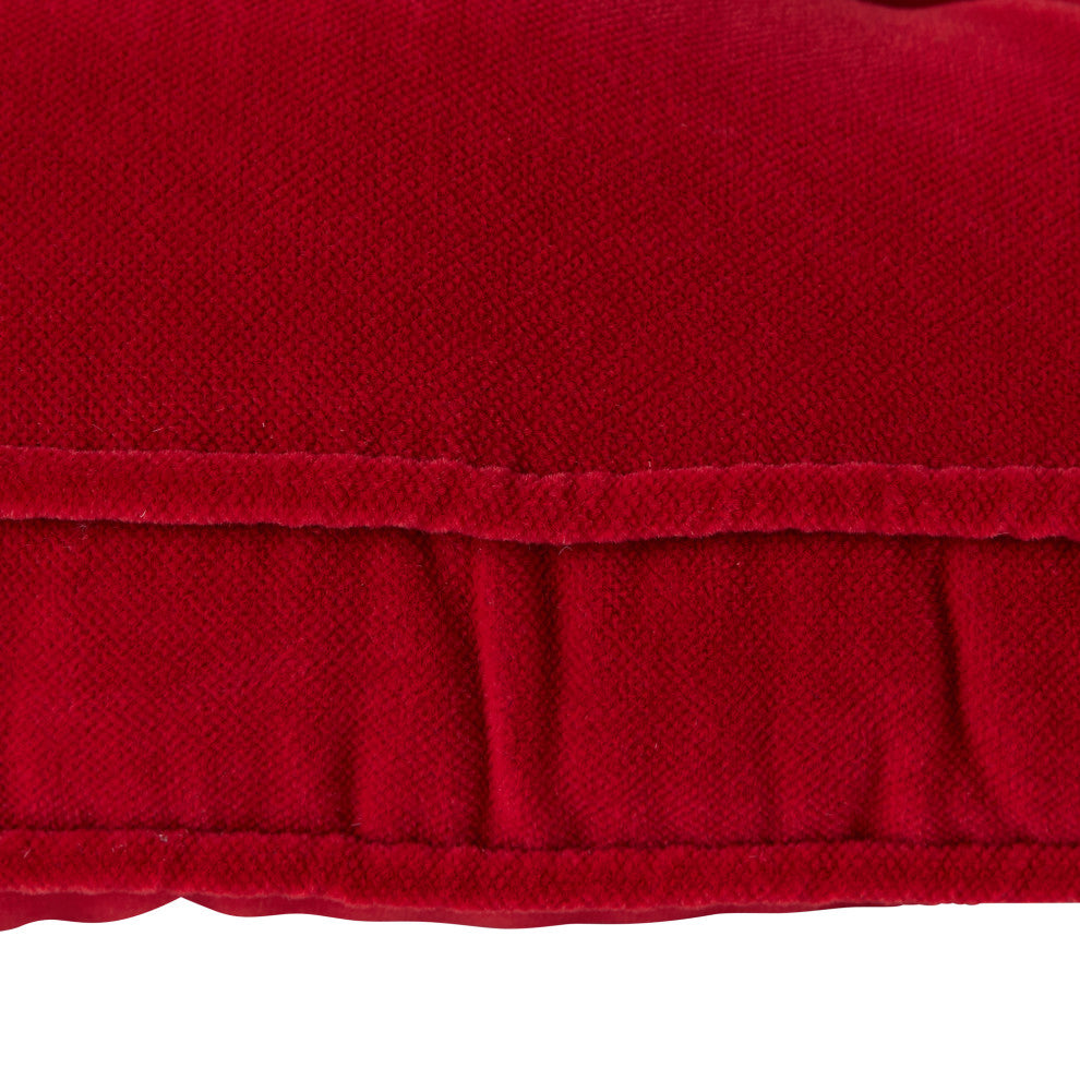 Hyatt Chair Pad, Set of 2, Scarlet