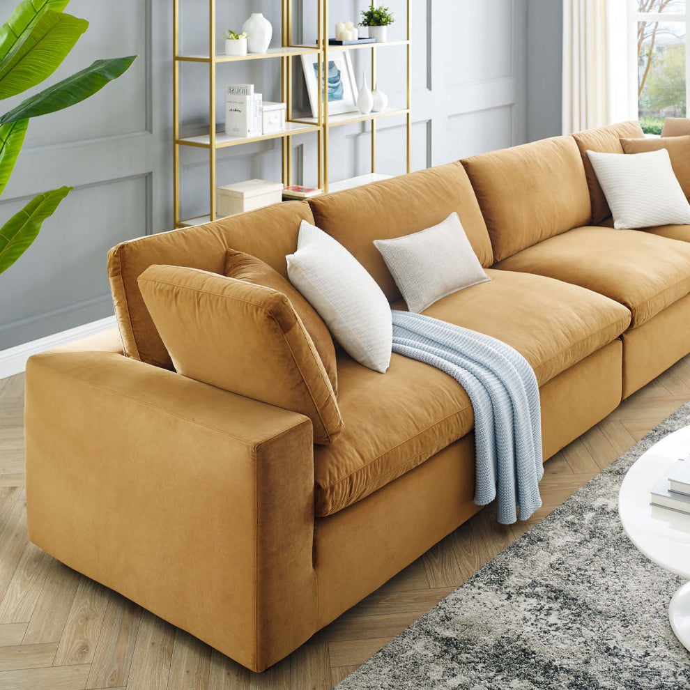 Sofa, Velvet, Brown, Modern, Living Lounge Room Hotel Lobby Hospitality