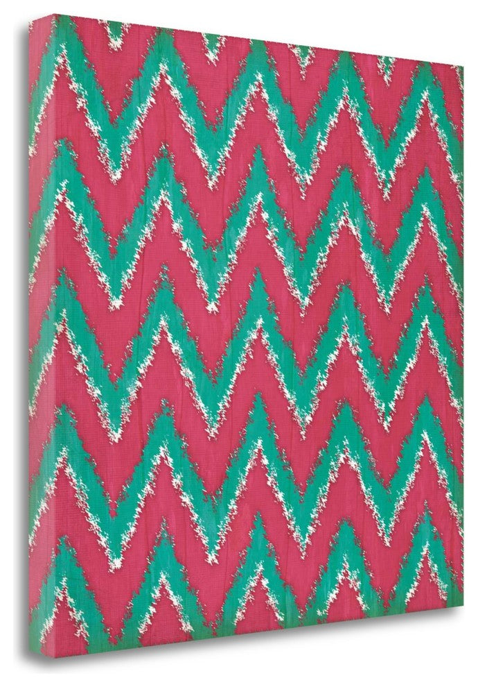 "Boho Ikat II" By Jennifer Pugh, Giclee Print on Gallery Wrap Canvas