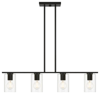 Oslo LED Linear Pendant, Matte Black