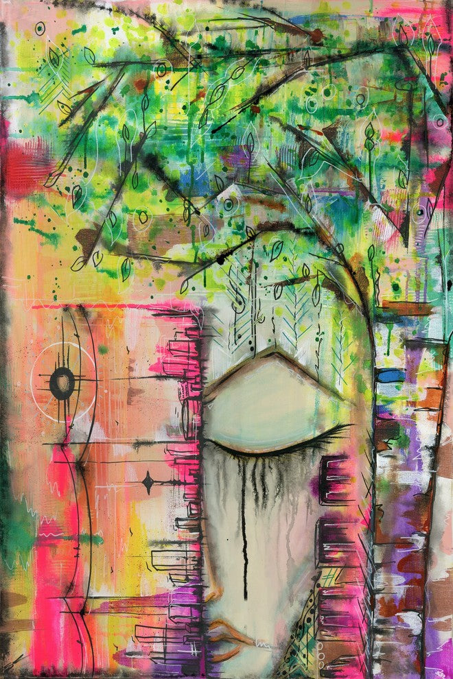 Marmont Hill, "Seattle Skyline" by Sloane Kady Print on Wrapped Canvas, 16x24