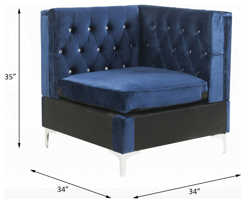ACME Jaszira Modular Wedge, Blue Velvet