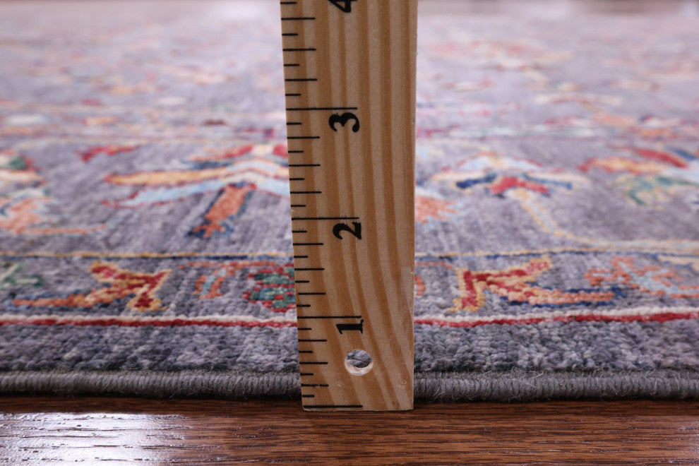 7' 0" X 9' 9" Handmade Persian Tabriz Wool Rug Q7651