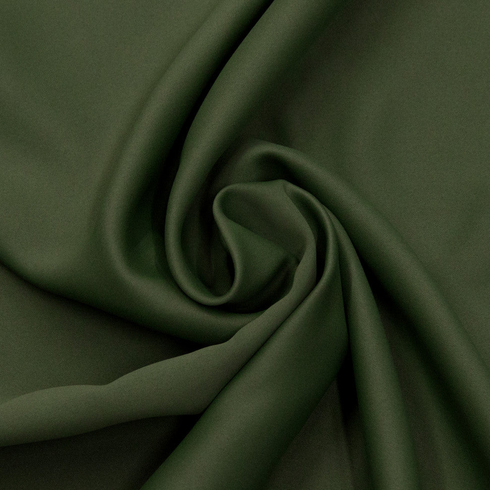 Flame Retardant Thermal Insulated Blackout Curtain, Moss, 52"x96"