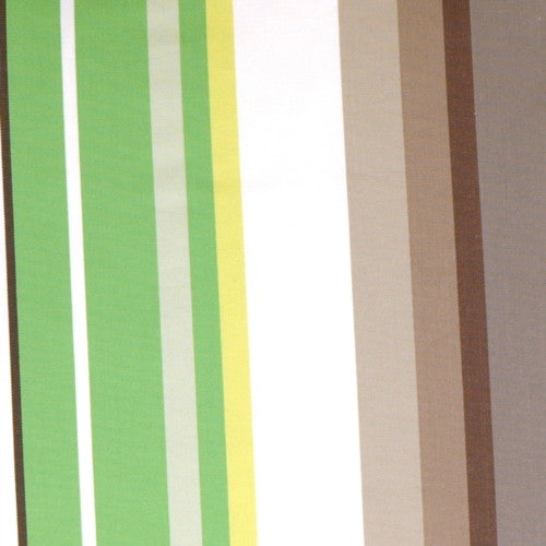 Pillow Decor - Green Apple & Gray Stripes Throw Pillow