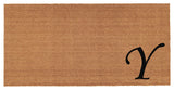 Home and More Urban Chic Monogram Doormat, Letter Y