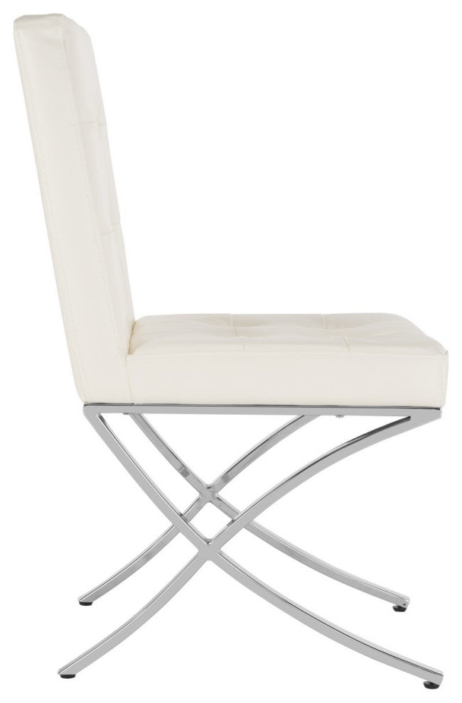 Safavieh Walsh Tufted Side Chair, White