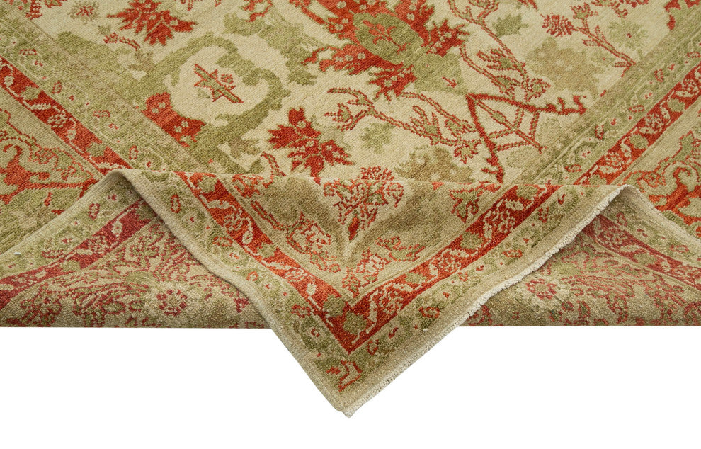 Rug N Carpet - Hand-Knotted Oriental 10' 2" x 14' 1" Unique Oushak Area Rug