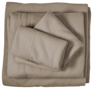 Polar Fleece Sheet Set, Taupe, King
