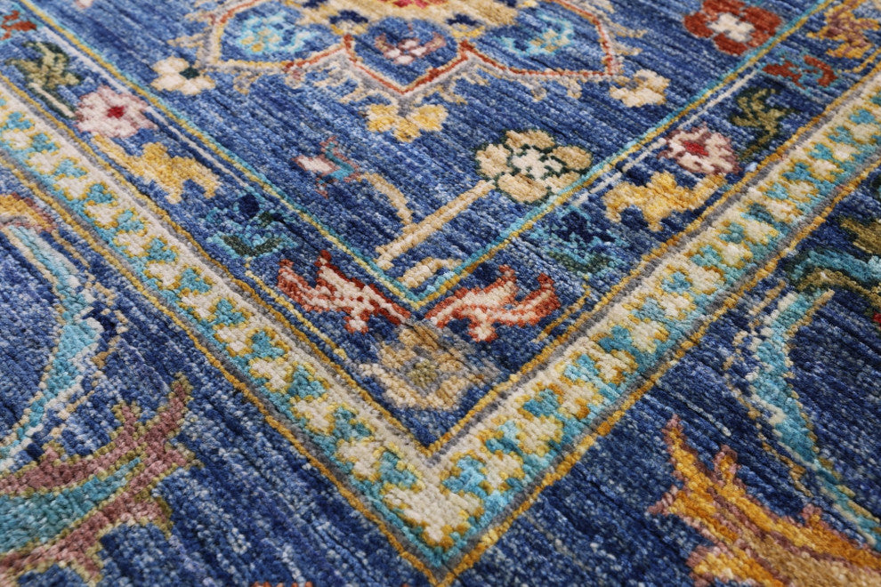 5' 9" X 7' 8" Persian Tabriz Hand Knotted Wool Rug Q7621
