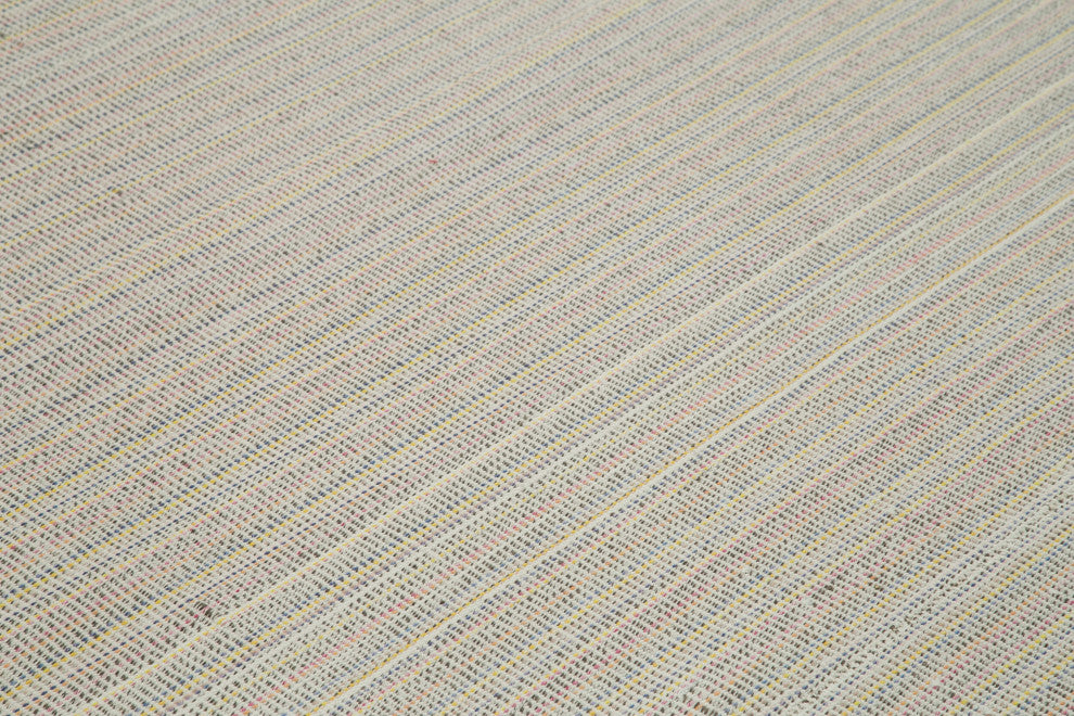 Rug N Carpet - Handmade Turkish 10' 1'' x 13' 5'' Modern Design Wool Kilim Rug