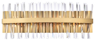 Modern Satin Gold 8-Light Bath Sconces
