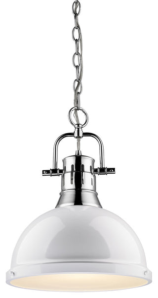 Golden Lighting Duncan Pendant, Chrome