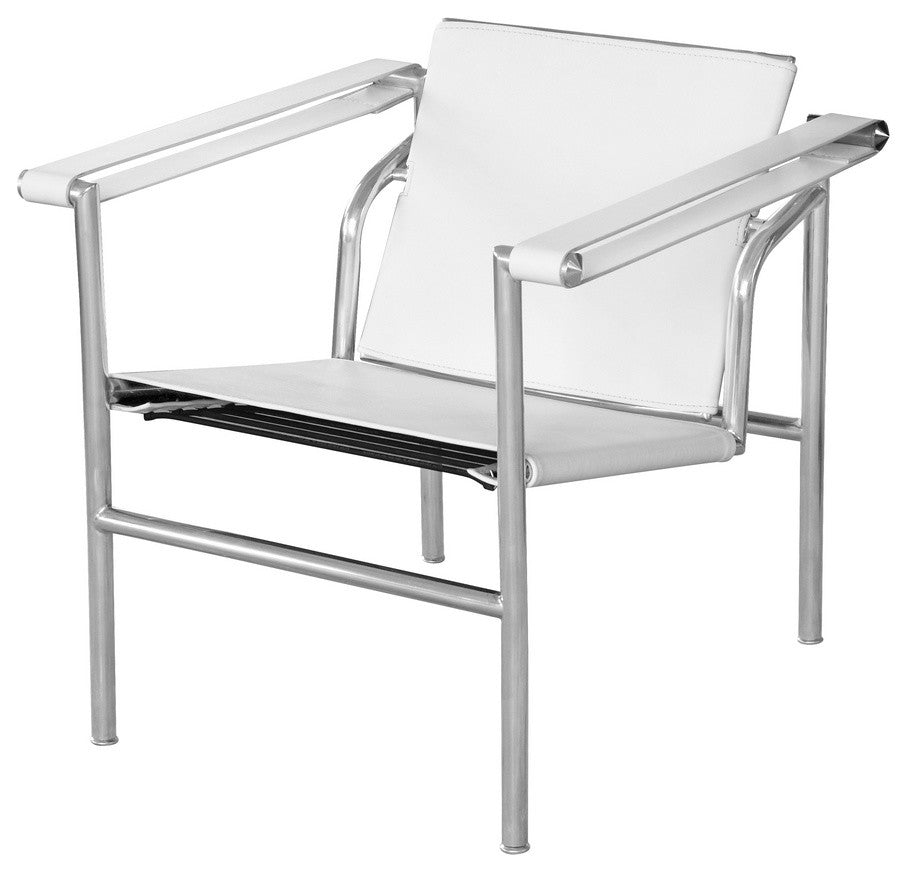 Modern Classics String Flat Chair, White