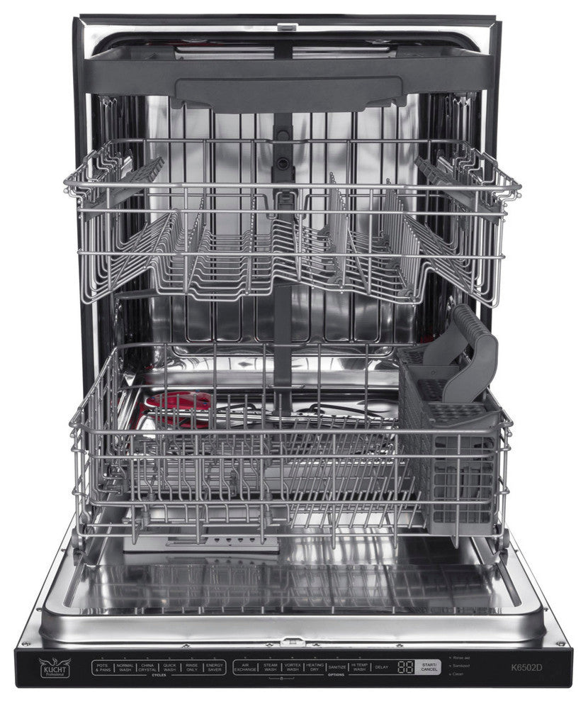 KUCHT 24" Top Control Dishwasher in Stainless Steel with Stainless Steel Tub