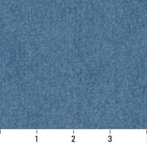 Blue Jean, Preshrunk Washed Denim Fabric By The Yard