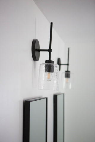 Capital Lighting 628511-449 Greyson 16" Tall Bathroom Sconce - Matte Black