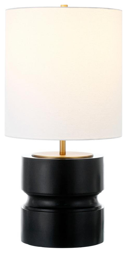 Henn&Hart 27" Black/Gold Table Lamp
