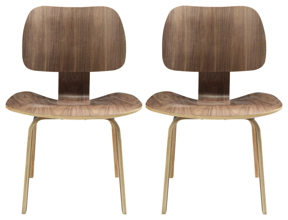 Walnut Fathom Dining Chairs Set of 2