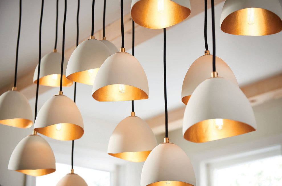 Hinkley Nula Medium Fourteen Light Linear, Shell White