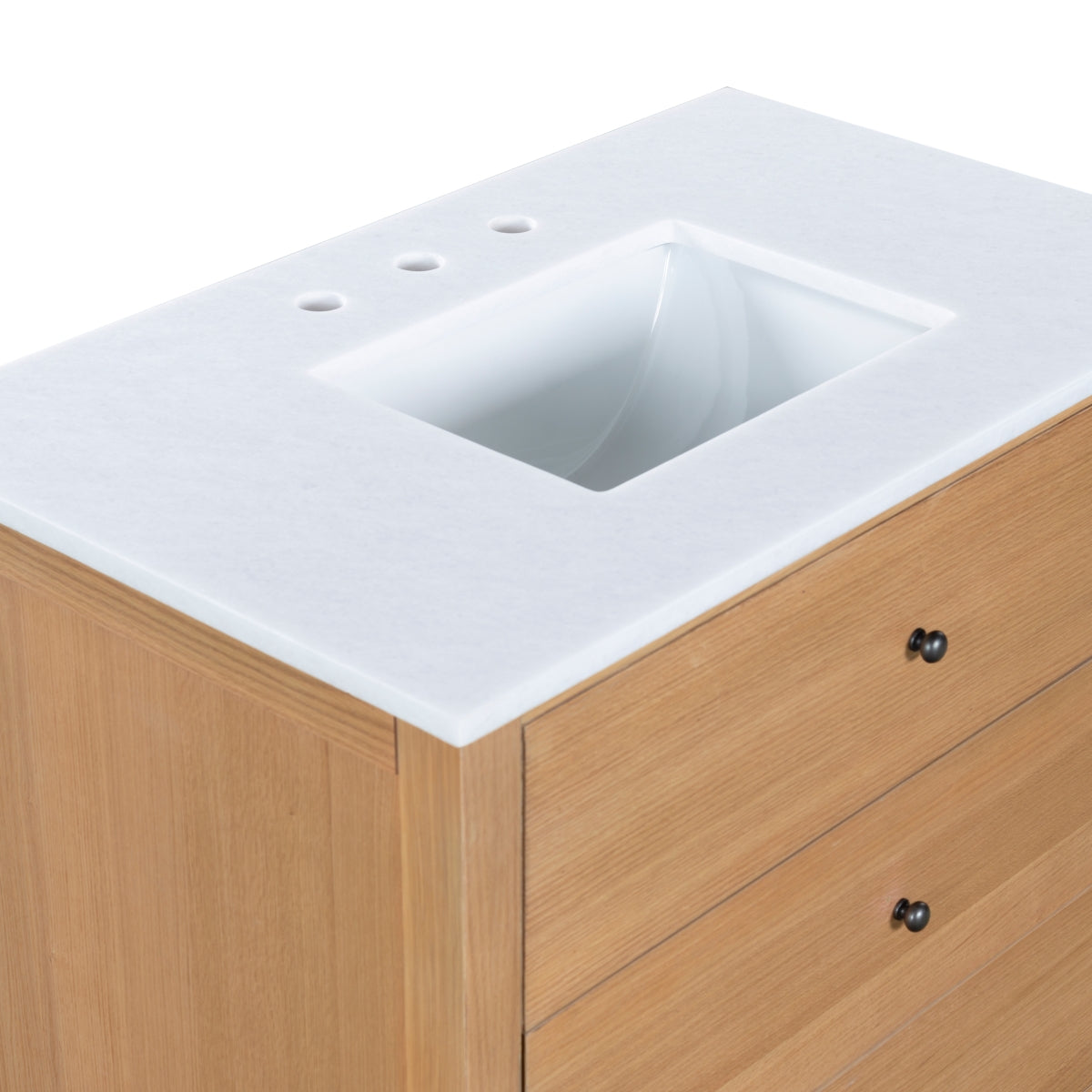 Safavieh Couture Tompkinson Vanity, Natural/White, 36In