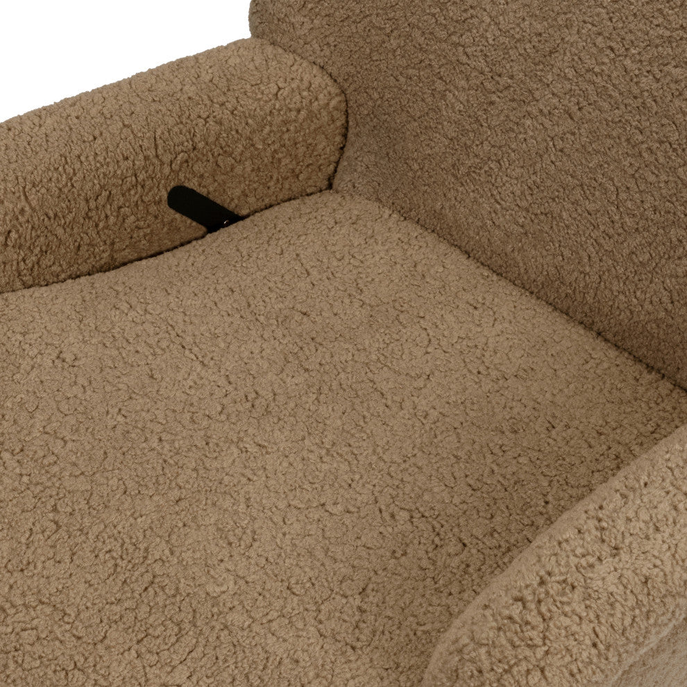 Winslow Extra Wide Recliner and Swivel Glider, Cortado Shearling