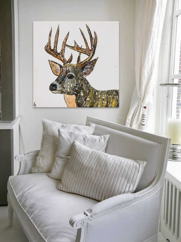 "Cooper" Painting Print on Wrapped Canvas, 32"x32"