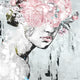 "Pink Flower Bloom" Painting Print on Wrapped Canvas, 32"x32"