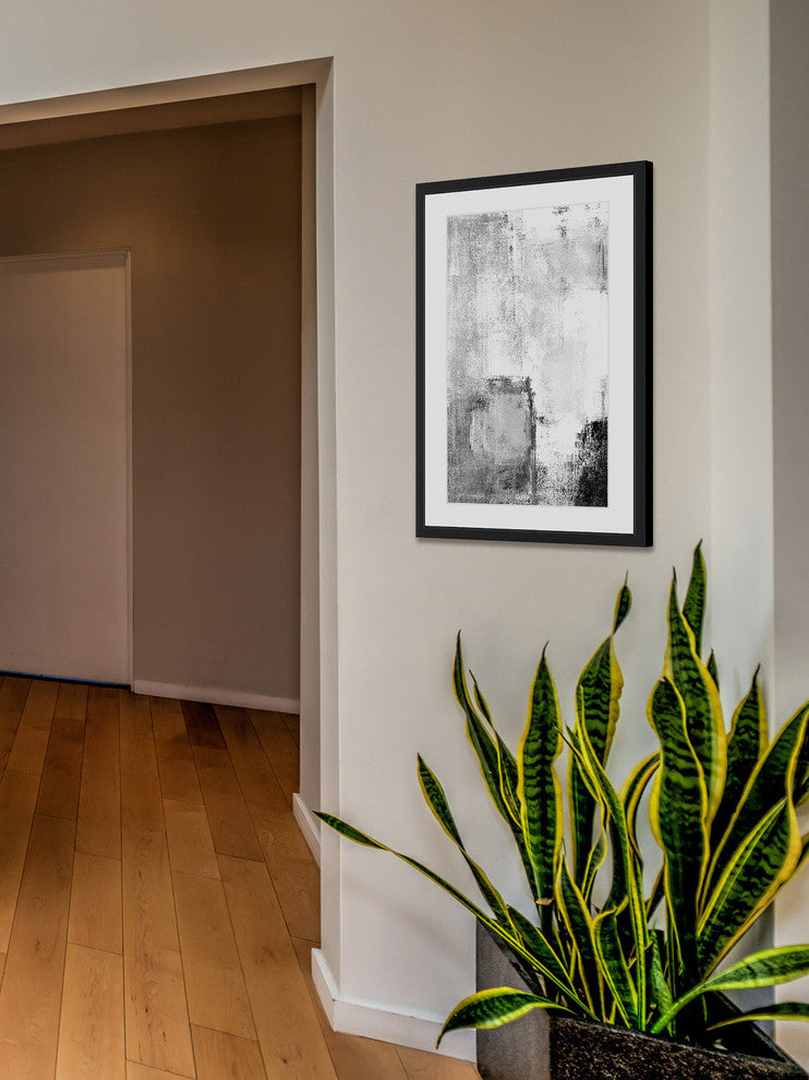 "Deeper Figure" Framed Painting Print, 30"x45"
